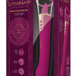 Bodywand Socialite Provacateur Rechargeable Silicone Double End Lingus Vibrator - Pink