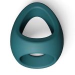 Flux Ring Silicone Cock Ring - Teal Me