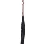 Sex and Mischief Brat Flogger - Black/Rose Gold