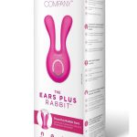 The Ears Plus Rabbit Rechargeable Silicone Stimulator - Hot Pink