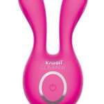 The Ears Plus Rabbit Rechargeable Silicone Stimulator - Hot Pink