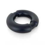 Vers Steel Weighted Cock Ring - Black