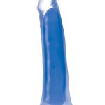 Lollicock Glow in the Dark Silicone Dildo 7in - Blue