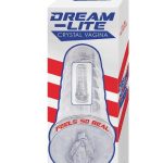 Dream-Lite Crystal Vagina Masturbator - Clear