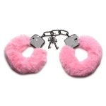 Master Series Cuffed in Fur Furry Handcuffs - Pink