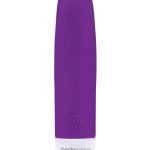 Bodywand Mini Lipstick Rechargeable Silicone Vibrator - Neon Purple