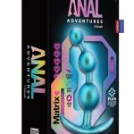 Anal Adventures Matrix Gamma Plug Silicone Anal Plug - Neptune Teal