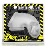 Airlock Electro Air-Lite Vented Silicone Chastity - Clear Ice
