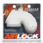 Airlock Air-Lite Vented Silicone Chastity - White Ice