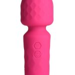 Bang! 10X Mini Silicone Rechargeable Wand - Pink