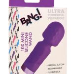 Bang! 10X Mini Silicone Rechargeable Wand - Purple