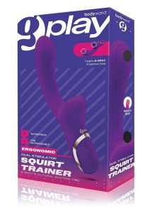Bodywand G-Play Rechargeable Silicone G-Spot and Clitoral Vibrator - Purple