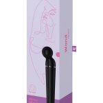 Satisfyer Planet Wand-er Rechargeable Silicone Body Massager - Black