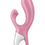 Satisfyer Air Pump Bunny 2 Rechargeable Silicone Vibrator - Pink