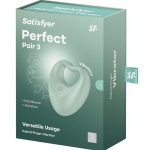 Satisfyer Perfect Pair 3 Silicone Rechargeable Ring - Teal