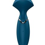 Satisfyer Mini Wand-er Rechargeable Silicone Massager - Blue
