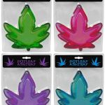 Pot Leaf Ashtray (4 Pack) - Assorted Colors