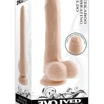 Peek A Boo Vibrating Rechargeable Silicone Dildo - Light