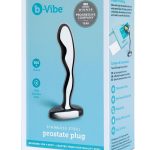 B-Vibe Stainless Steel Prostate Plug - Silver