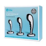 B-Vibe Stainless Steel P-Spot Training Set - Silver