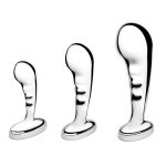 B-Vibe Stainless Steel P-Spot Training Set - Silver