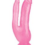 ME YOU US Ultracock Jelly Double Penetrator 8in - Pink