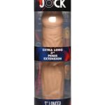 JOCK Extra Long Penis Extension Sleeve 3in - Vanilla