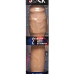 JOCK Extra Thick Penis Extension Sleeve 2in - Vanilla