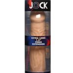 JOCK Extra Long Penis Extension Sleeve 1.5in - Vanilla