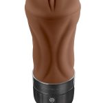 Zero Tolerance Tight Lipped Rechargeable Pussy Masturbator - Chocolate