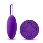 Wellness Imara Rechargeable Silicone Vibrating Egg with Remote - Purple