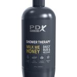 PDX Plus Shower Therapy Milk Me Honey Discreet Stroker - Chocolate