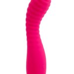 Nu Sensuelle Lola Nubii Flexibile Rechargeable Silicone Warming Vibrator - Pink/Silver