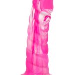 Twisted Love Twisted Ribbed Probe Silicone Anal Probe - Pink