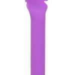 Bliss Liquid Silicone Flutter Rechargeable Clitoral Stimulator - Purple