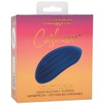 Cashmere Velvet Curve Rechargeable Silicone Massager - Blue