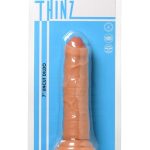 Thinz Uncut Dildo with Balls 7in - Vanilla