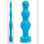 Gender X Plugged Up Rechargeable Silicone Anal Beads - Blue