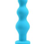 Gender X Plugged Up Rechargeable Silicone Anal Beads - Blue