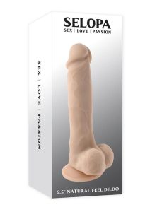 Selopa Natural Feel Dildo 6.5in - Vanilla