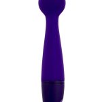 Selopa Gumball Rechargable Silicone Vibrating Wand - Purple