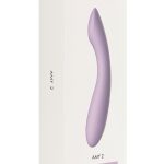 Svakom Amy 2 Rechargeable Silicone Vibrator - Lavender