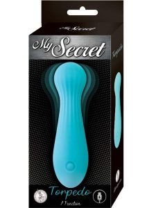 My Secret Torpedo Rechargeable Silicone Bullet - Aqua