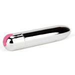 Pink Pussycat Rechargeable Vibrating Bullet - Silver