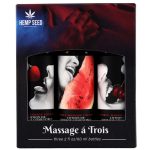 Earthly Body Massage-a-trois Edible Massage Lotion Gift Set