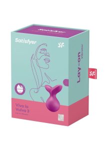 Satisfyer Viva La Vulva 3 Rechargeable Silicone Clitoral Stimulator - Violet