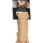 Tied Up Ultra Premium Braided Jute Rope 50ft - Brown