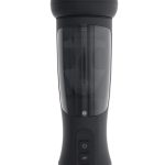 Playboy End Game Rechargeable Warming Stroker with UV Stand - Black