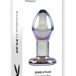 Playboy Jewels Glass Plug - Purple