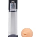 Lux Fetish 2 in 1 Blowjob Auto Sucker and Penis Englarger Pump - Black